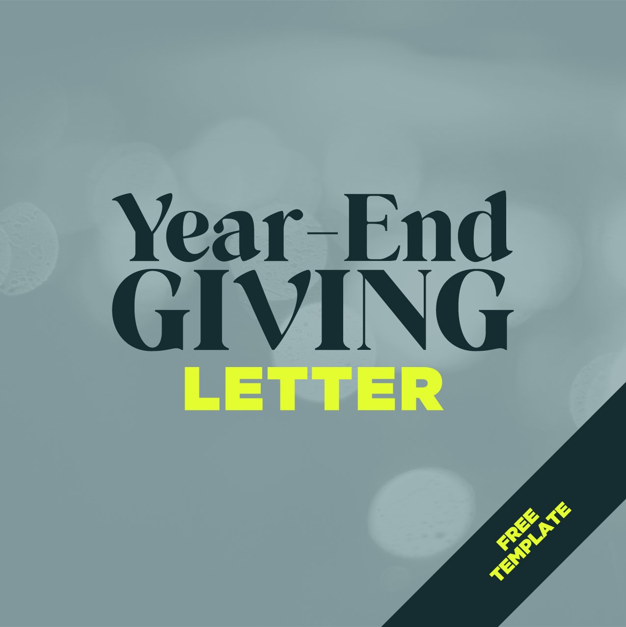 Year-End Appeal Letter Template